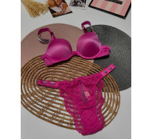 Рожевий комплект зі стразами Victoria’s Secret 