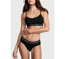 Легенький бавовняний топ з фірмовим логотипом VS