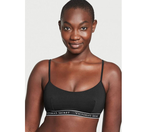 Легенький бавовняний топ з фірмовим логотипом VS