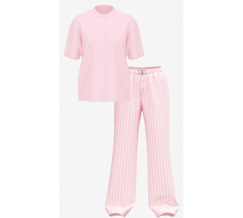 Ніжна піжамка у фірмову рожеву смужку VS