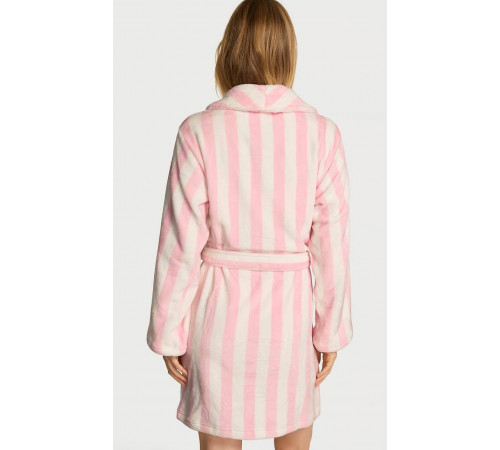 Теплий та затишний халат у фірмову рожеву смужку Victoria’s  Secret