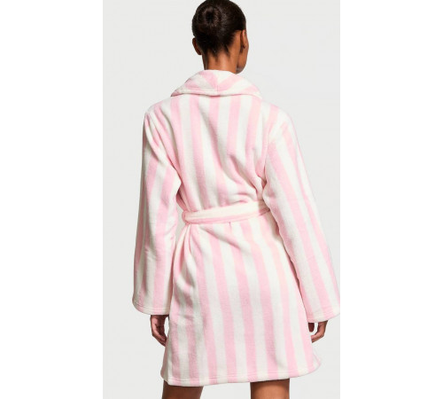 Теплий та затишний халат у фірмову рожеву смужку Victoria’s  Secret