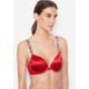 Червоний комплект зі стразами Victorias Secret