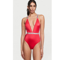 Яскравий суцільний купальник