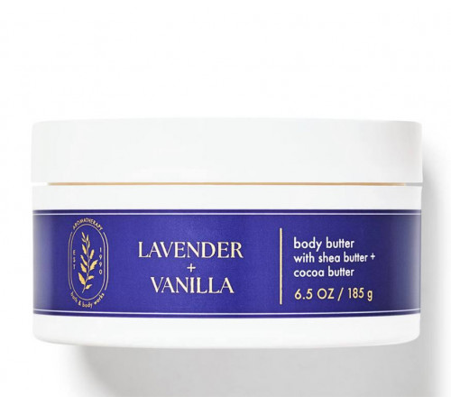 Зволожуючий крем для тіла Lavander Vanilla Butter від Bath&Body Works