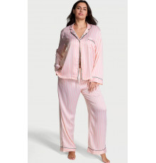 Сатинова піжама у фірмову смужку Victoria’s Secret