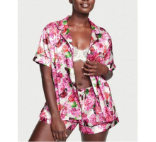 Сатинова піжама в квітковий принт Victorias Secret