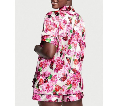 Сатинова піжама в квітковий принт Victorias Secret