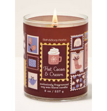 Ароматизована свічка на 1 гніт Hot Cocoa&cream Bath&Body Works