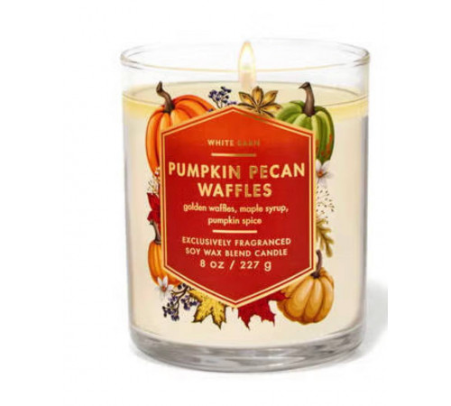 Ароматизована свічка на 1 гніт Pumpkin Pecan Waffles Bath&Body Works