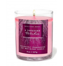 Ароматизована свічка на 1 гніт A Thousand Wishes Bath&Body Works