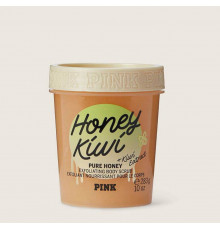 Натуральний цукровий скраб для тіла Honey Kiwi pink